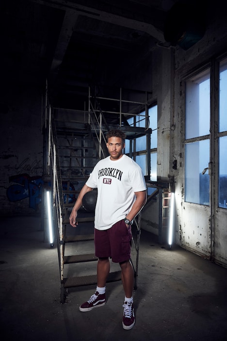 STHUGE Cargo-Bermuda, Elastikbund, Sweat, Relaxed Fit,bis 8 XL