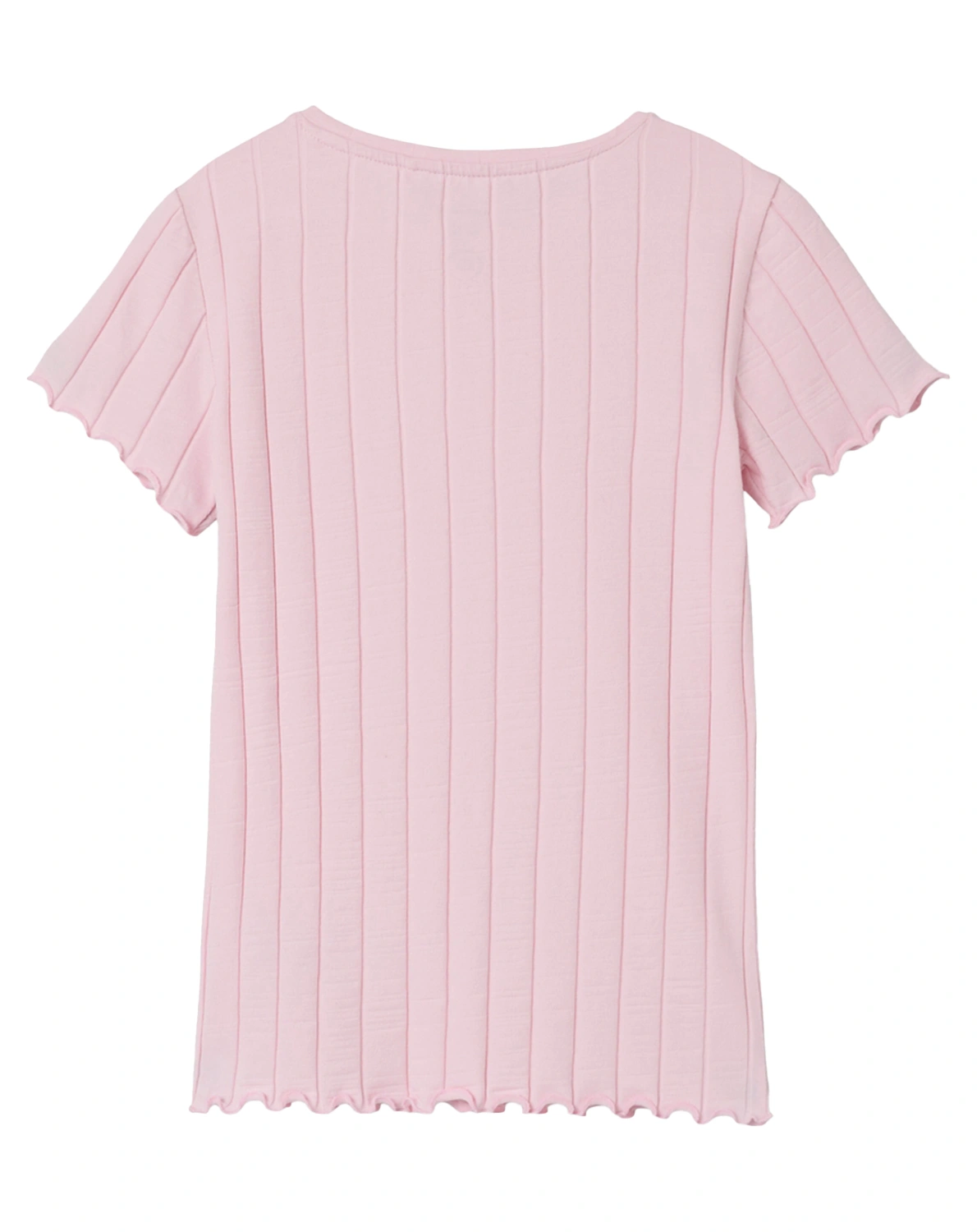 T-Shirt NKFNORALINA RIB in parfait pink