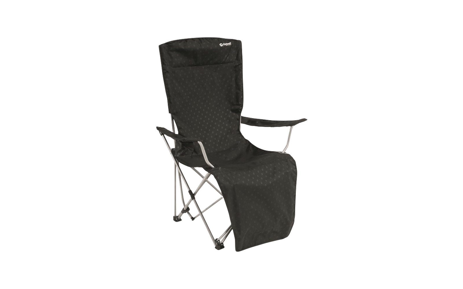 Outwell Catamarca Lounger Black Klappstuhl mit Beinablage 89 x 61 x 116 cm