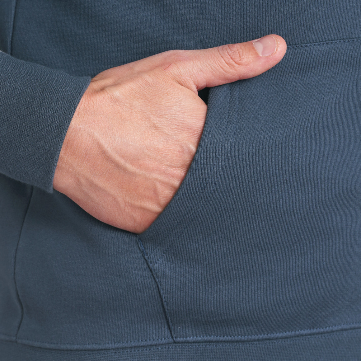 Jonas Nielsen Herren Sweatjacke mit Kapuze dunkelblau