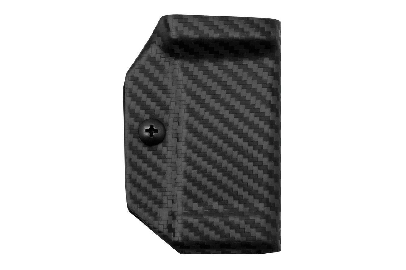 Clip And Carry Kydex Sheath Victorinox Spirit, Carbon Fiber Black VSPIRIT-CF-BLK riemholster