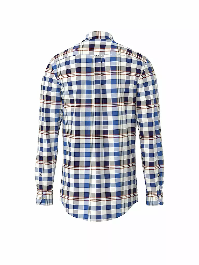 FYNCH HATTON Hemd Causal Fit blau