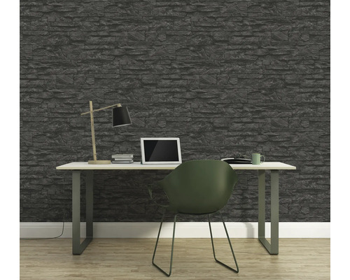 Vliesbehang 7071-23 Best of Wood'n Stone Broken Stone Grey