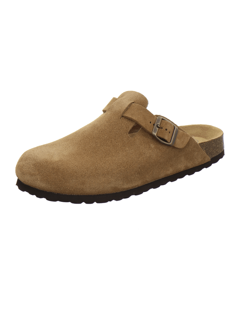 Clogs Herren Leder cognac