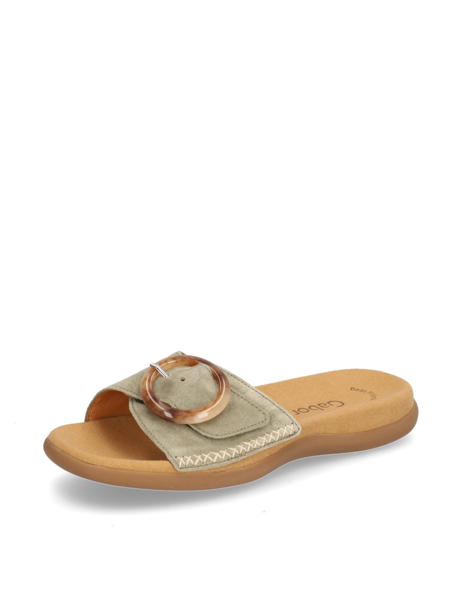 Veloursleder Pantoffel