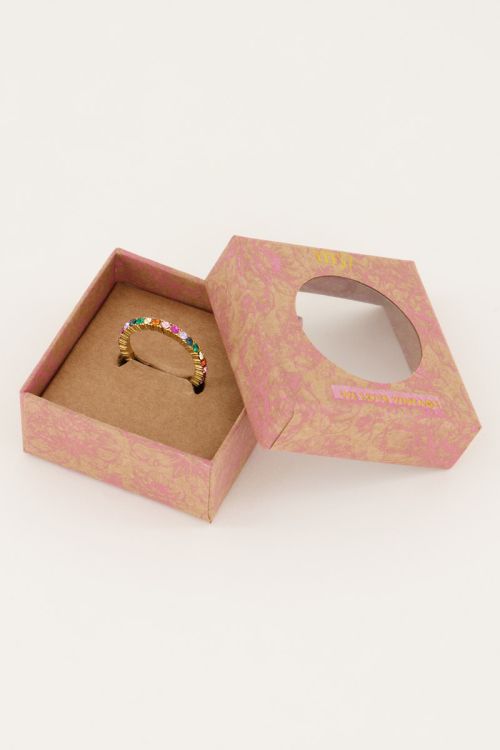 Vintage ring multikleur