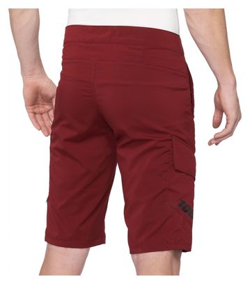 Short 100% Ridecamp Rouge