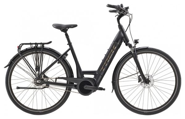 Vélo de Ville Électrique Trek District  6 Lowstep 400wh Shimano Nexus 7V Matte Trek Black 2022