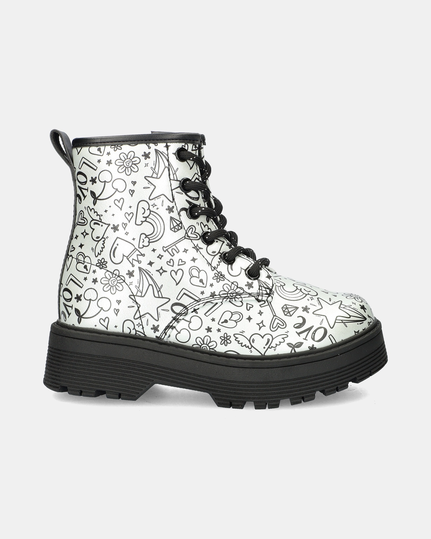 Skechers Gravlen-Hi Veterboots  - zilver