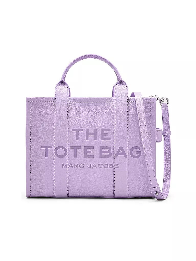 MARC JACOBS Ledertasche - Tote Bag THE MEDIUM TOTE LEATHER lila