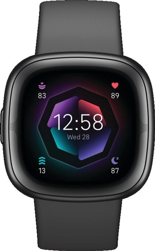 Fitbit Sense 2 - Smartwatch heren en dames - Zwart