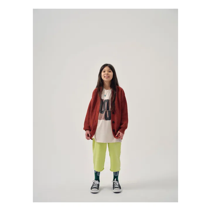 Main Story Chaussettes Logo Coton Bio | Vert foncé