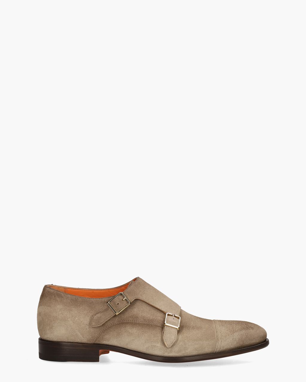 Santoni 18085 Lichtbruin Heren Gespschoenen