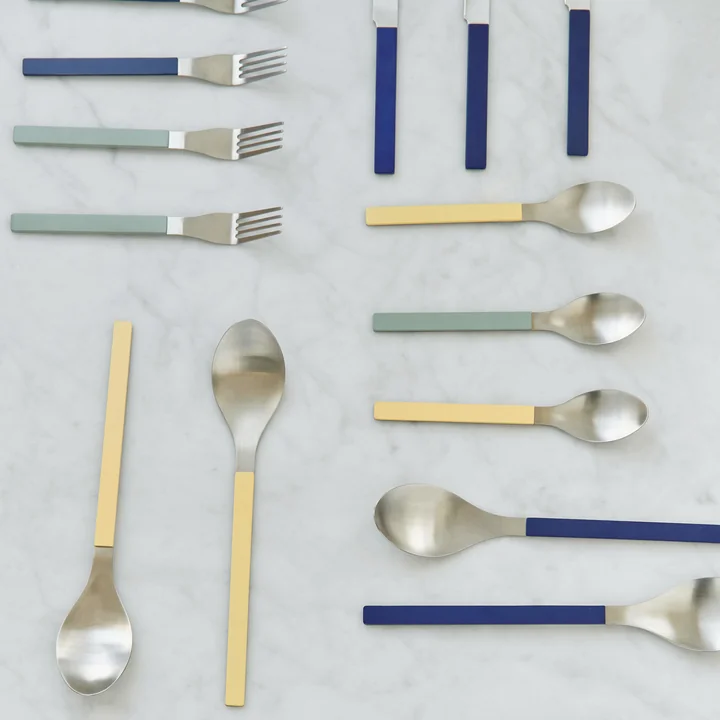 HAY - MVS Besteckset, grün (4er-Set)