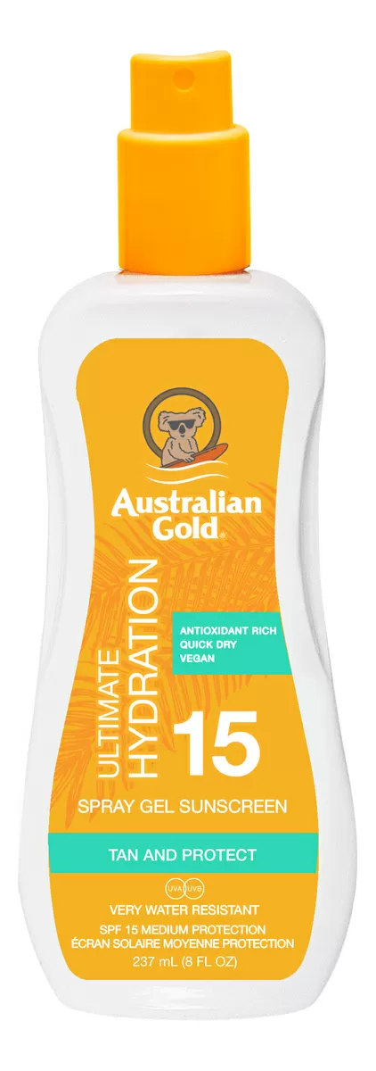 Australian Gold Ultimate Hydration lotion Spray SPF15 - 237 ml.