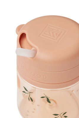 LIEWOOD Pavia Tritan Sugerørkopp 280 ml, Peach/Sea Shell