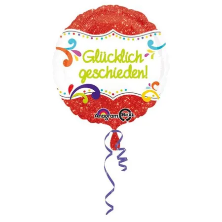 amscan Folienballon Glücklich geschieden