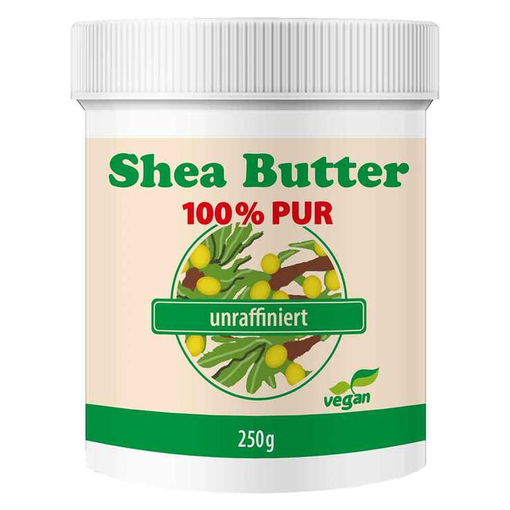 Sheabutter unraffiniert 100% pur, 250 g