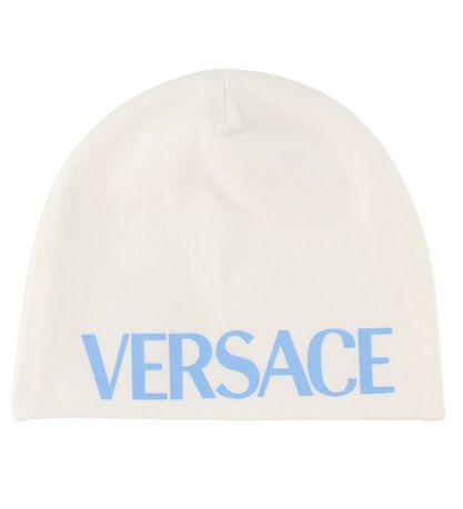 Versace Gift Box - Mütze/Body k/ä - Weiß/Hellblau m. Logo