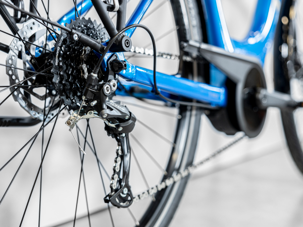 Trek Verve  2 Lowstep Alpine Blue - Elcykel - 2023