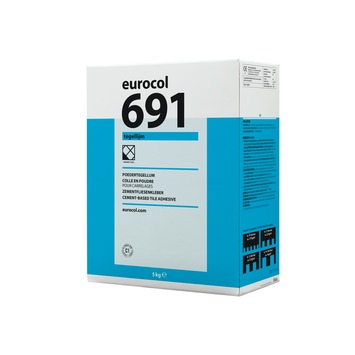 Eurocol 691 poedertegellijm grijs 5 kg