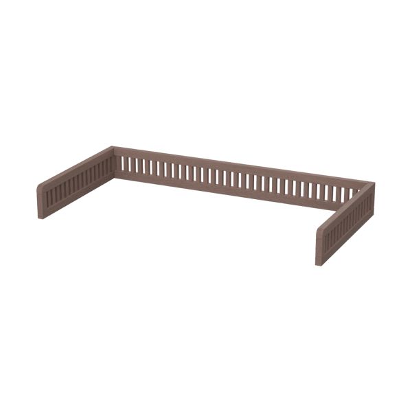 Kidsmill Dai Commode Uitbreiding - Design Kuif - Walnoot