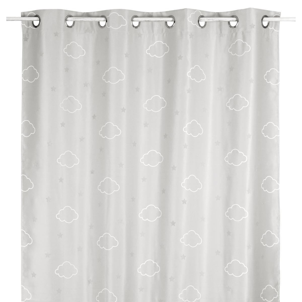 RIDEAU OCCULTANT PHOSPHORESCENT GRIS