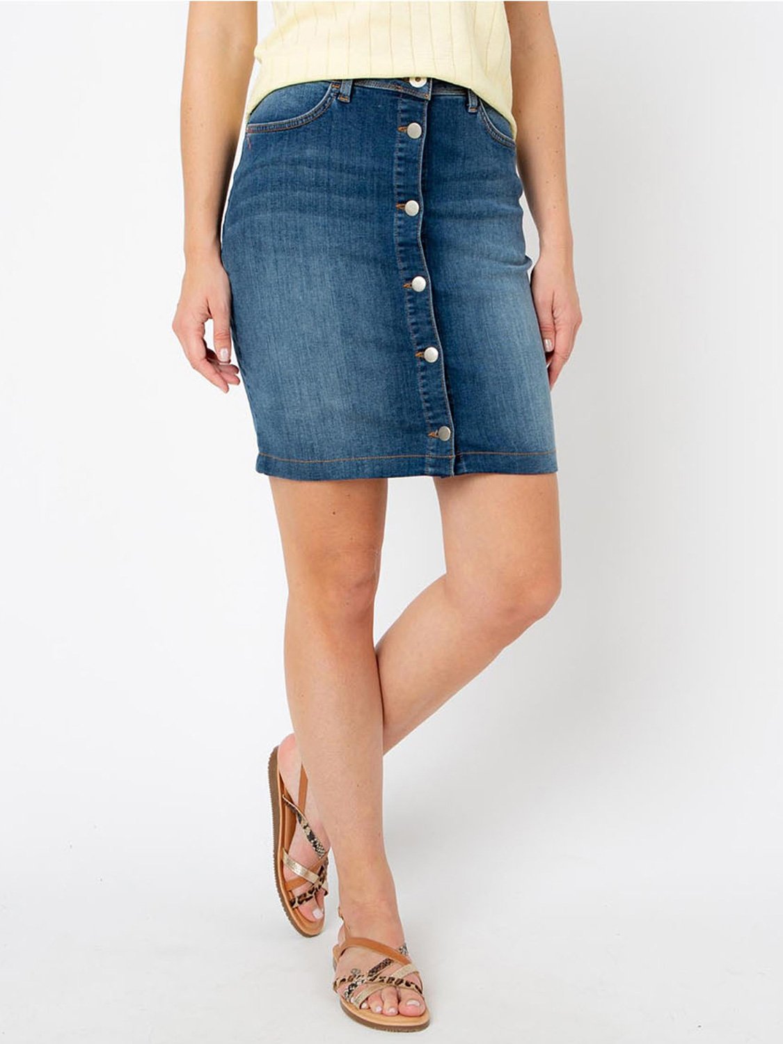 Jupe Femme Matière Eco Conçue Bleu jean