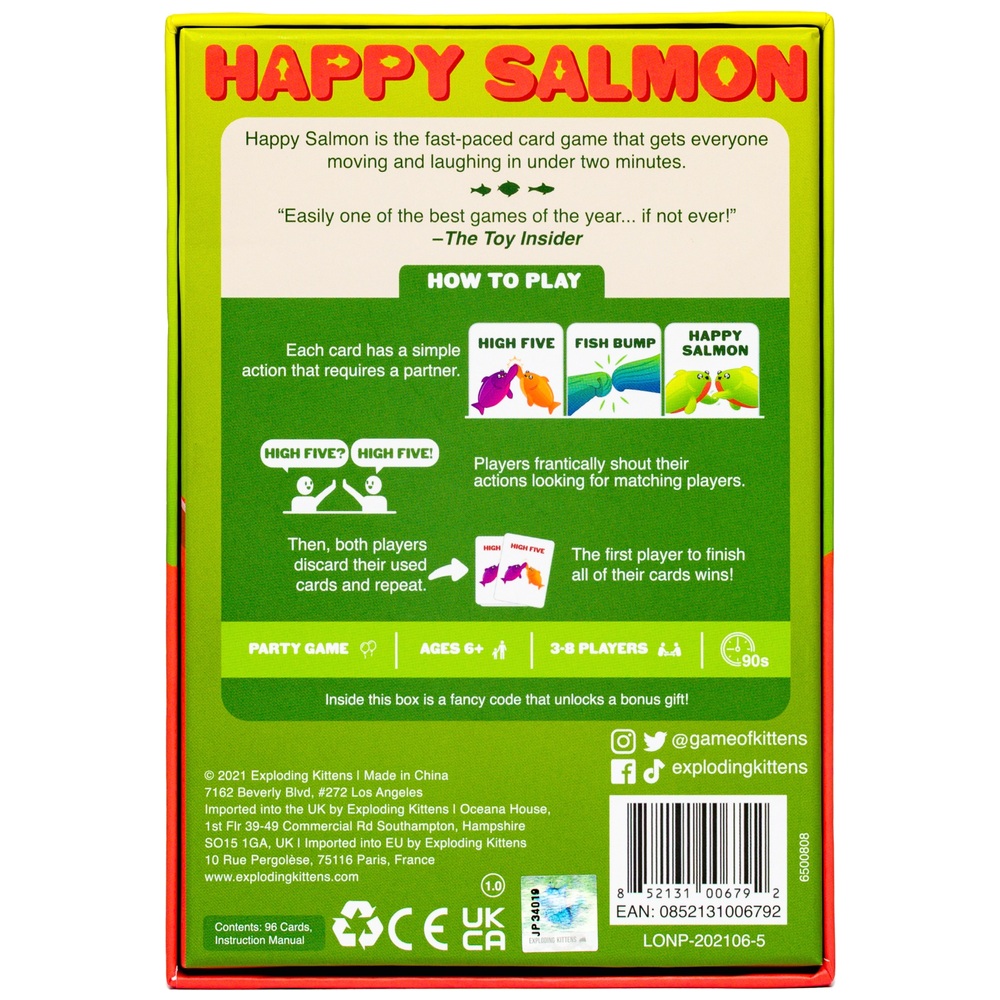 Happy Salmon Kartenspiel