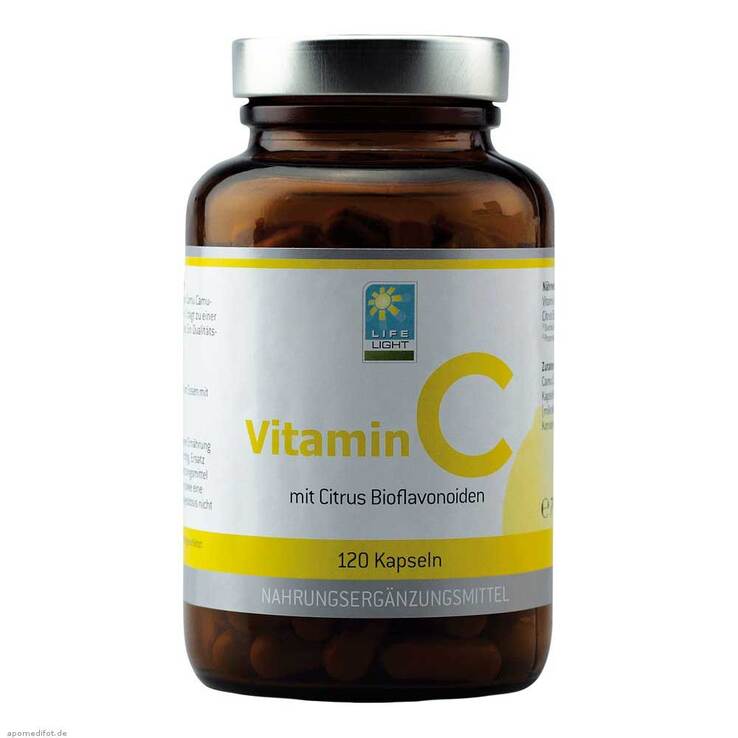 Vitamin C mit Bioflavonoiden Kapseln, 120 St