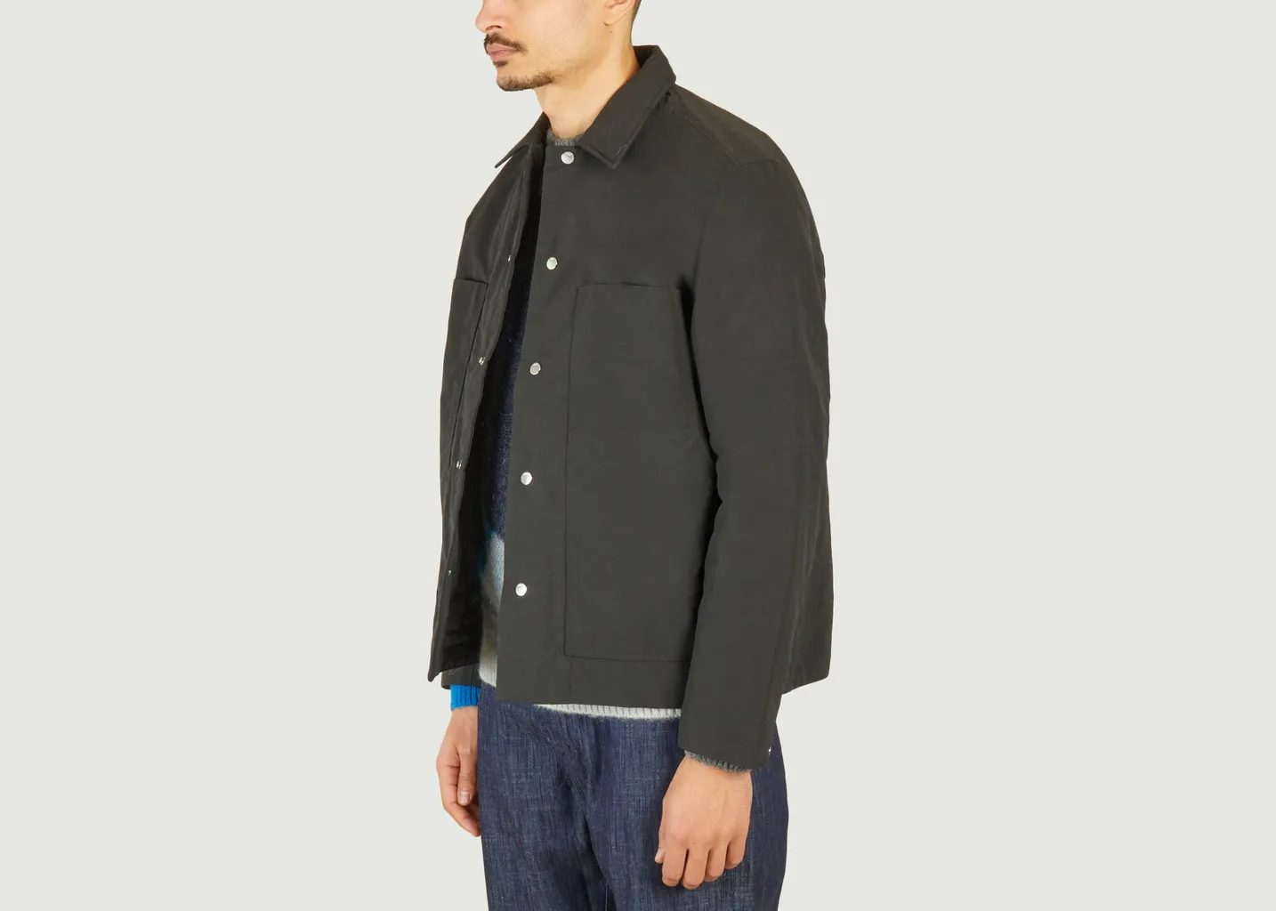 Veste en Nylon Ciré Pelle Norse Projects