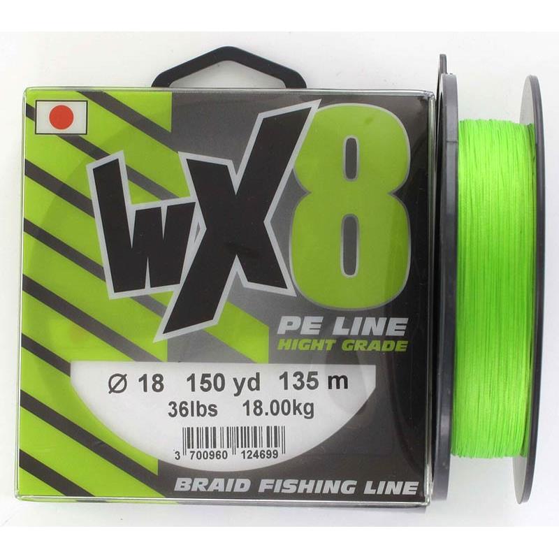 Tresse Powerline Wx8 Chatreuse - 135M