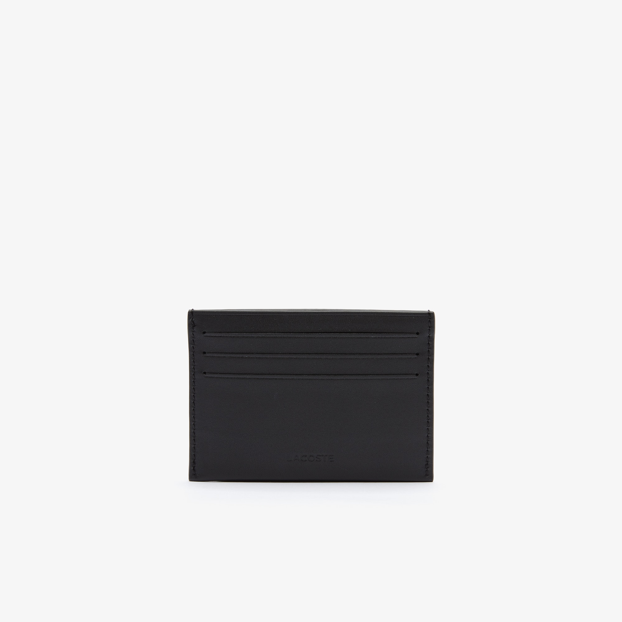 Porte-cartes unisexe Fitzgerald en cuir Portefeuilles - Noir - Lacoste - Unisex