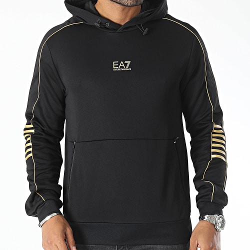 Sweat Capuche 6RPM06-PJ16Z Noir Doré