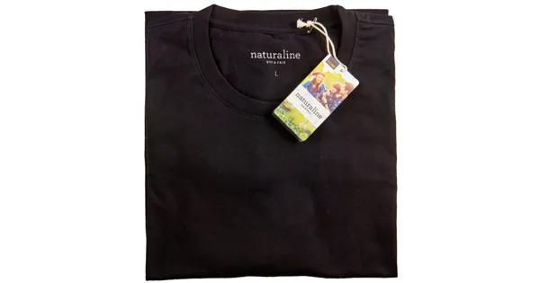 Naturaline Herren T-Shirt Kurzarm schwarz L