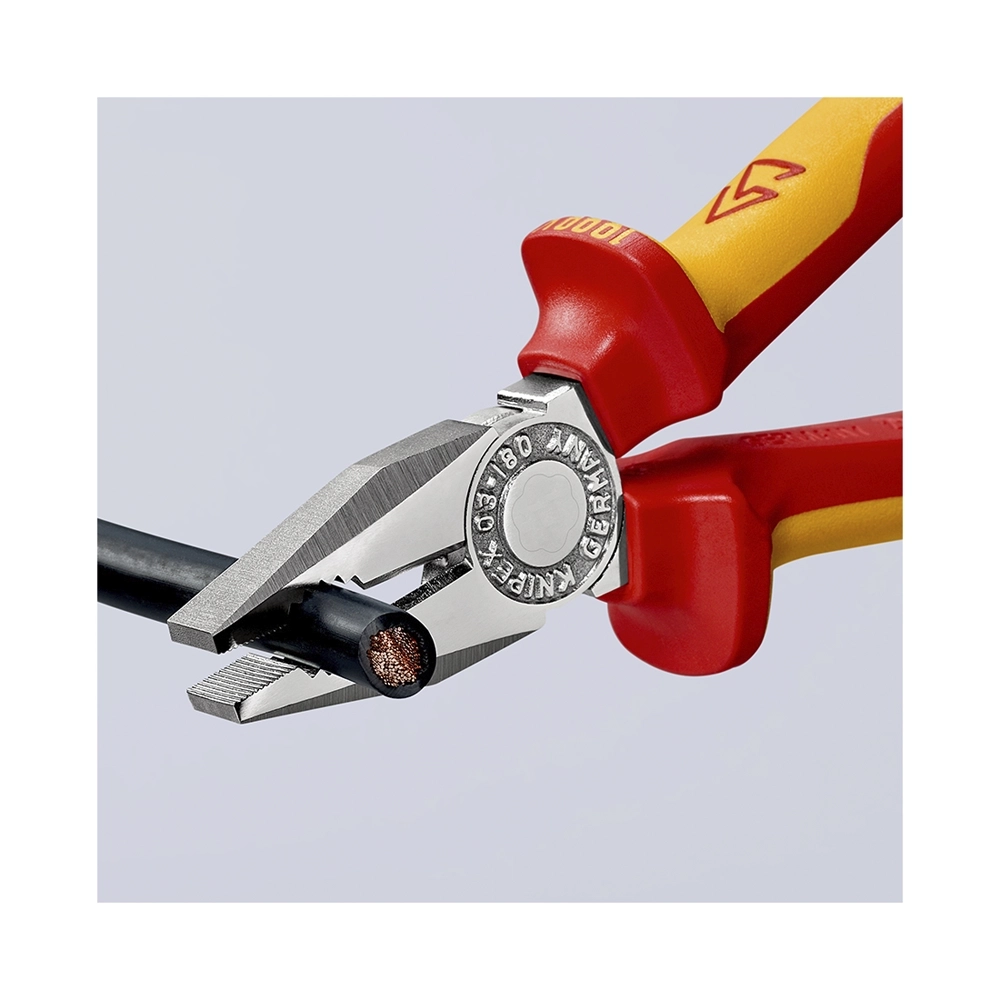 KNIPEX Kombizange isoliert VDE 180mm