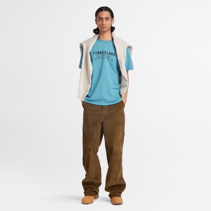 Camiseta Carrier Masculina Azul Claro