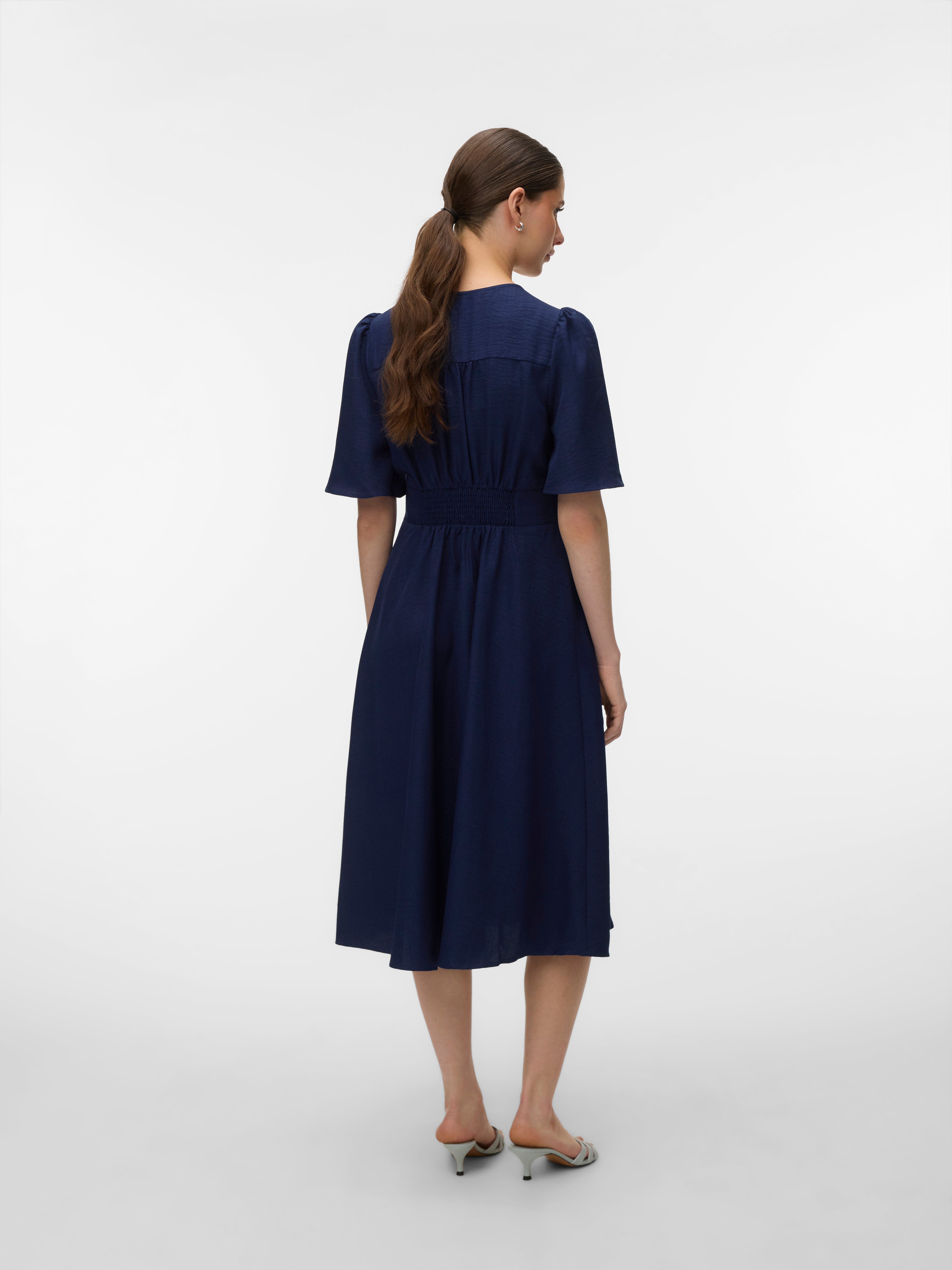 VMMELANEY Midi-jurk