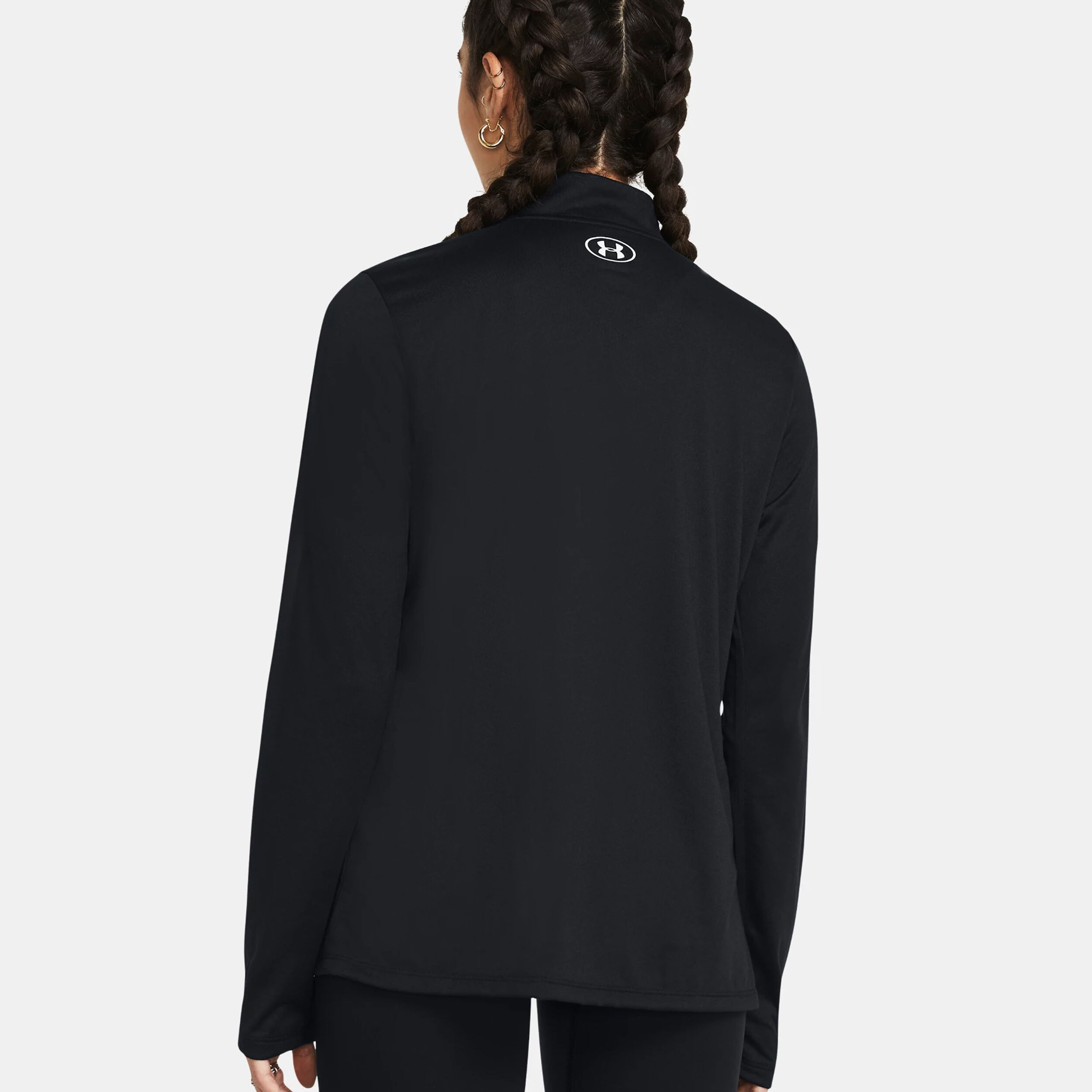 Under Armour Tech 1/2 Zip Haut Manches Longues Femmes - Noir