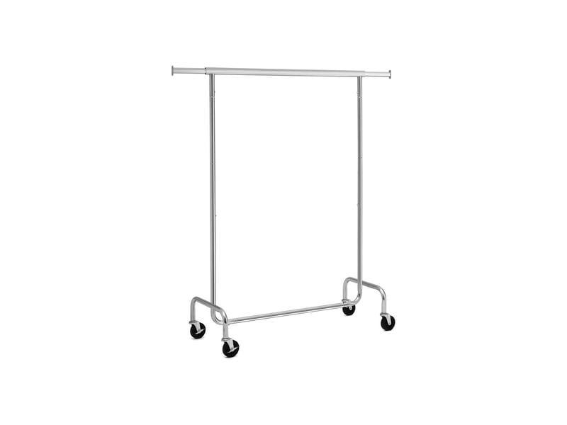 Songmics Garderobenständer 110 - 150 cm, Metall Schwerlast Kleiderständer 130 kg