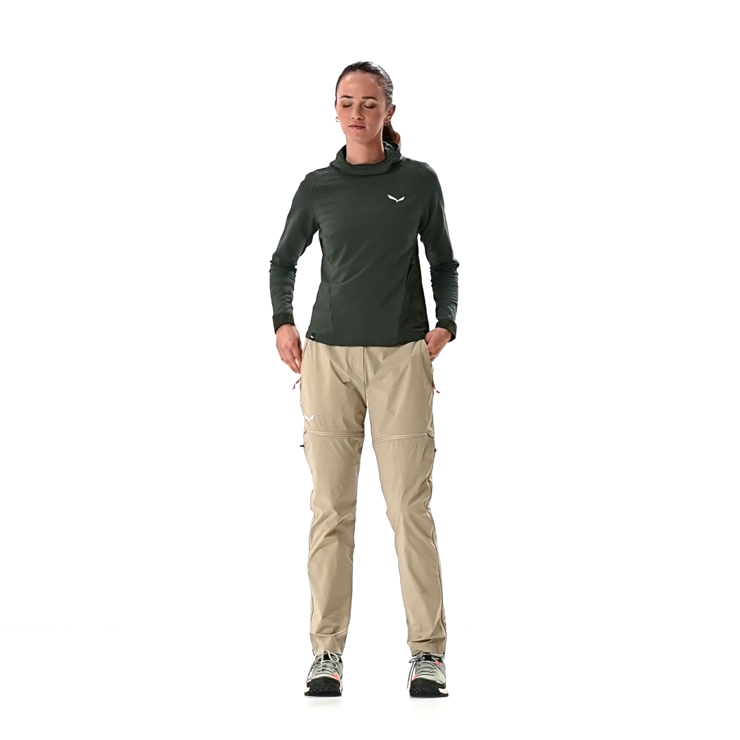 Puez Merino Durastretch Kapuzenpulli Damen