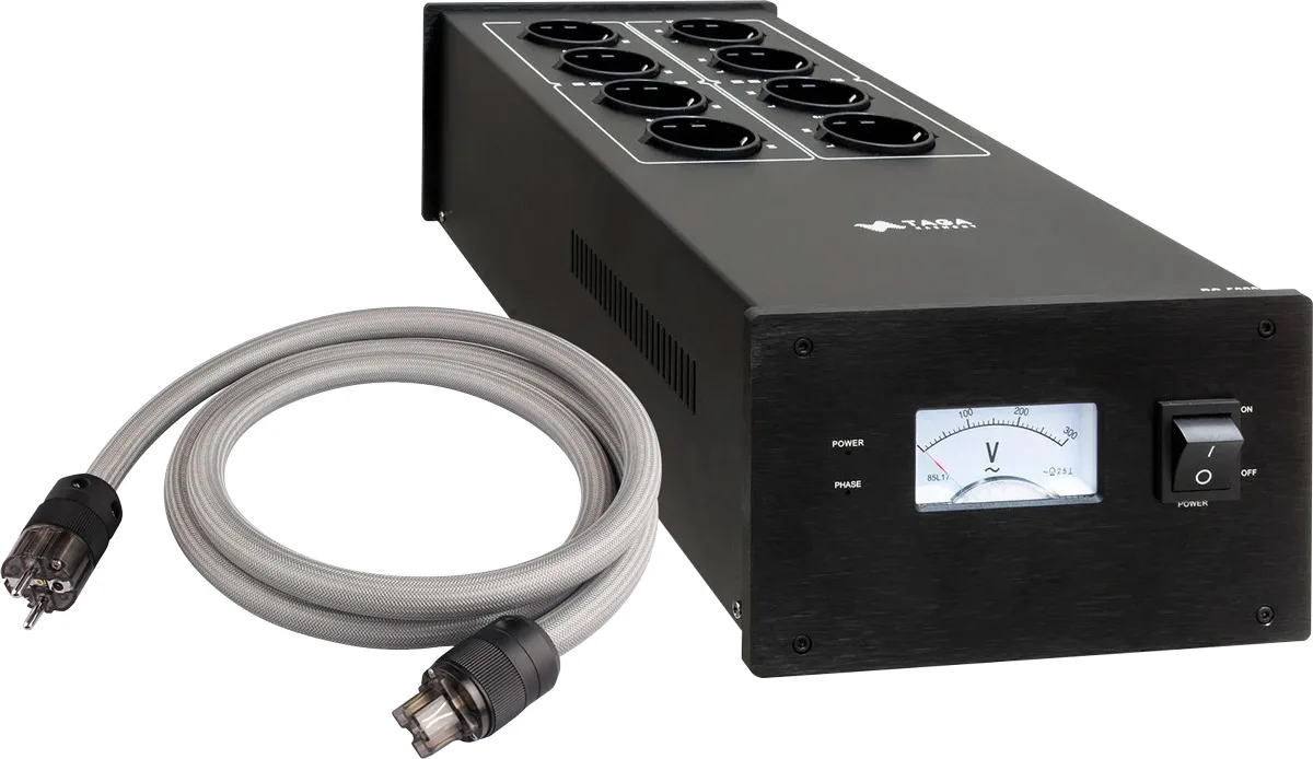 Taga Harmony PC-5000 noir et STPC-TS (1,5 m) Conditionneurs secteur