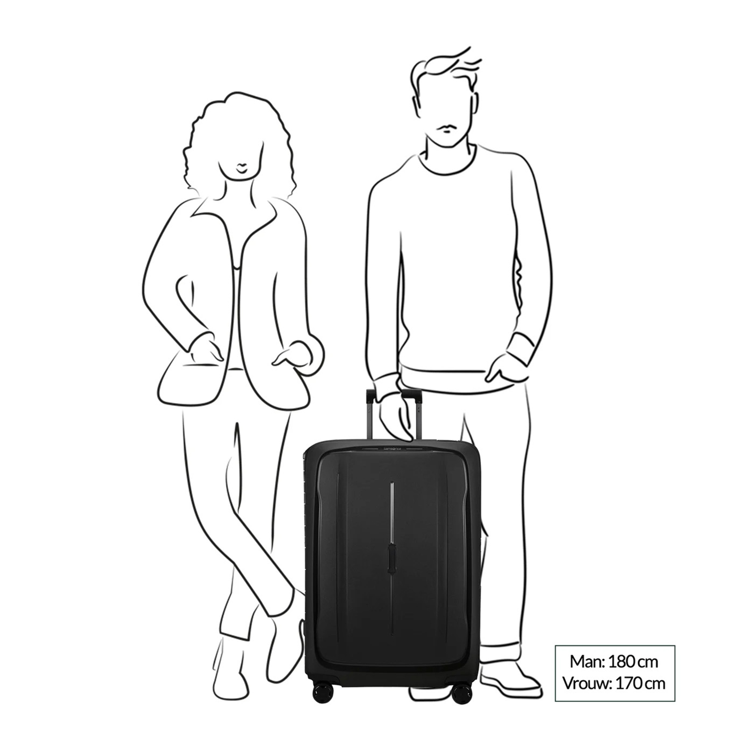 Samsonite Essens Spinner 75 graphite