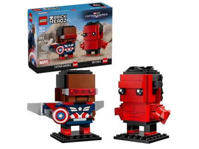 LEGO Captain America en Rode Hulk (40668)