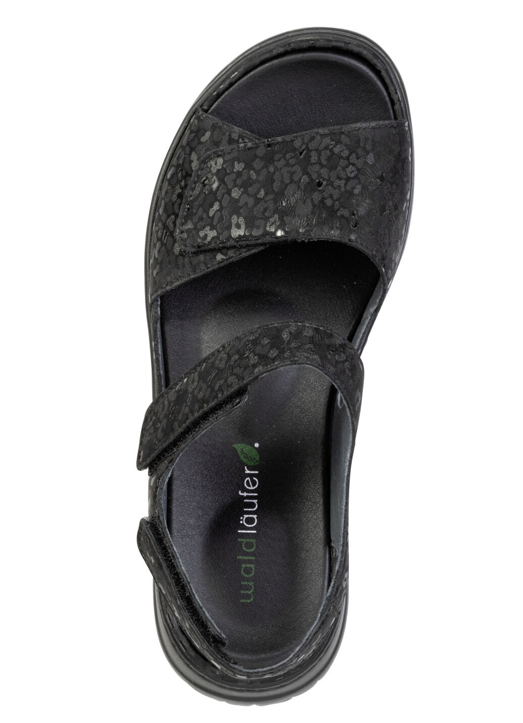 Waldläufer, bequeme Damen-Sandalen, Weite H, mit herausnehmbarem Fussbett