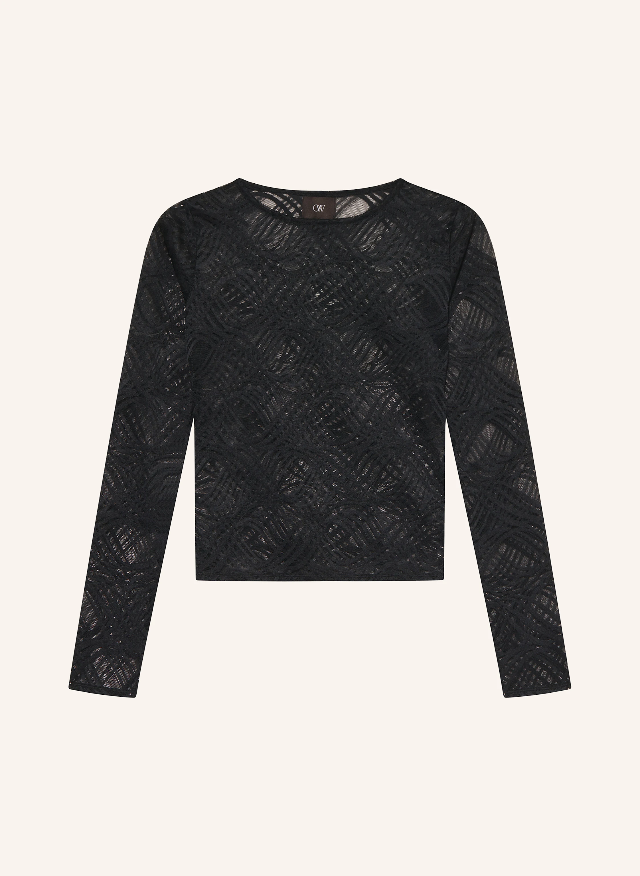 OW Collection Longsleeve LARISSA aus Mesh