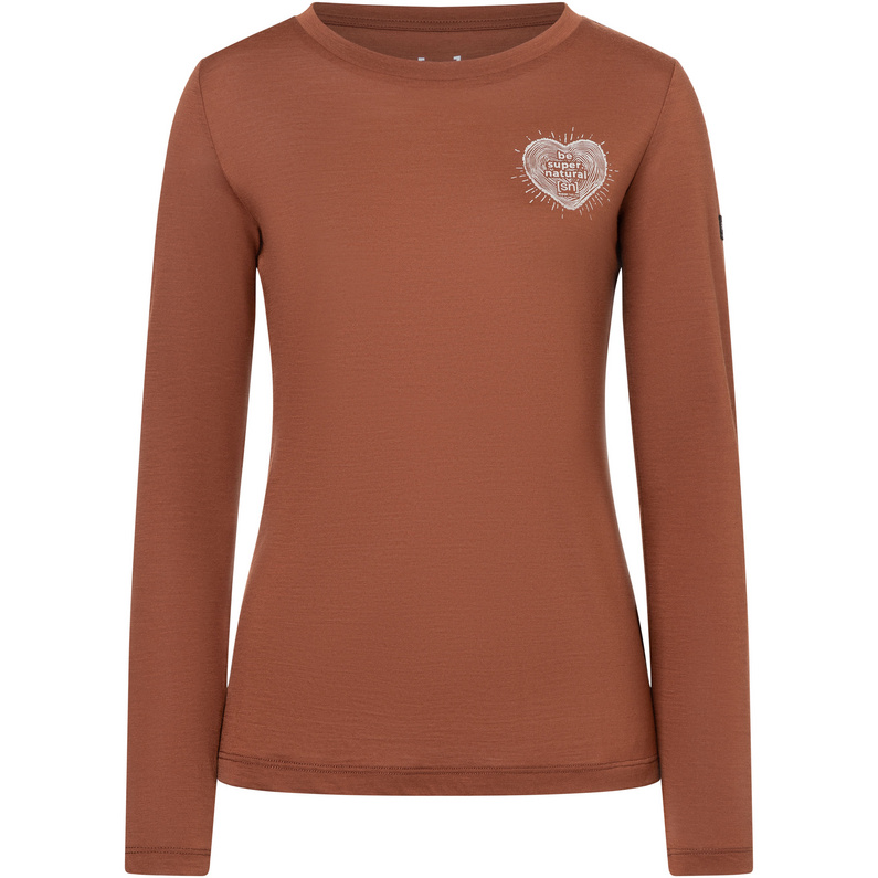 Super.Natural Damen Little Heartwood Longsleeve