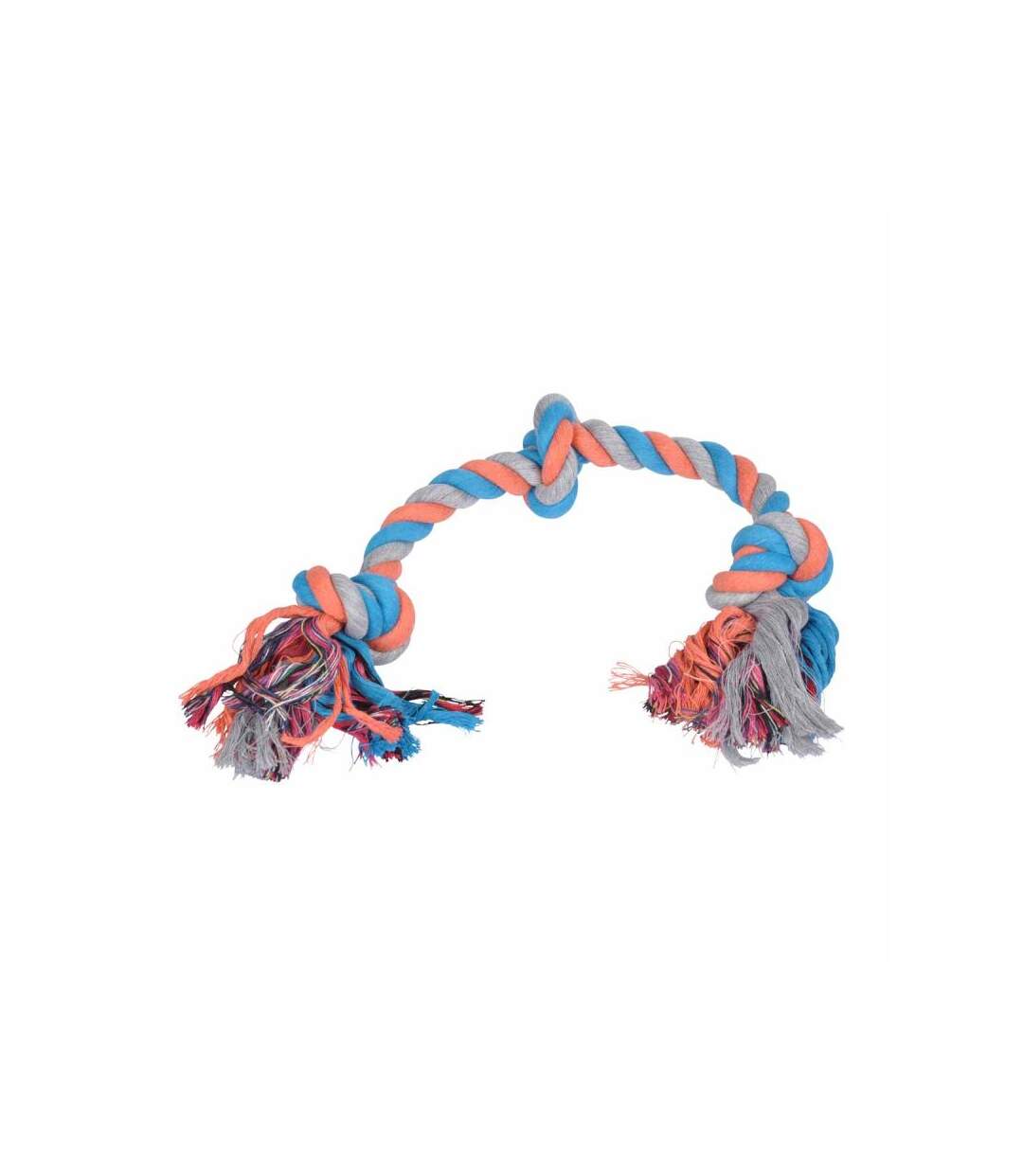Paris Prix - Jouet Pour Chien corde 3 Nœuds 50cm Bleu