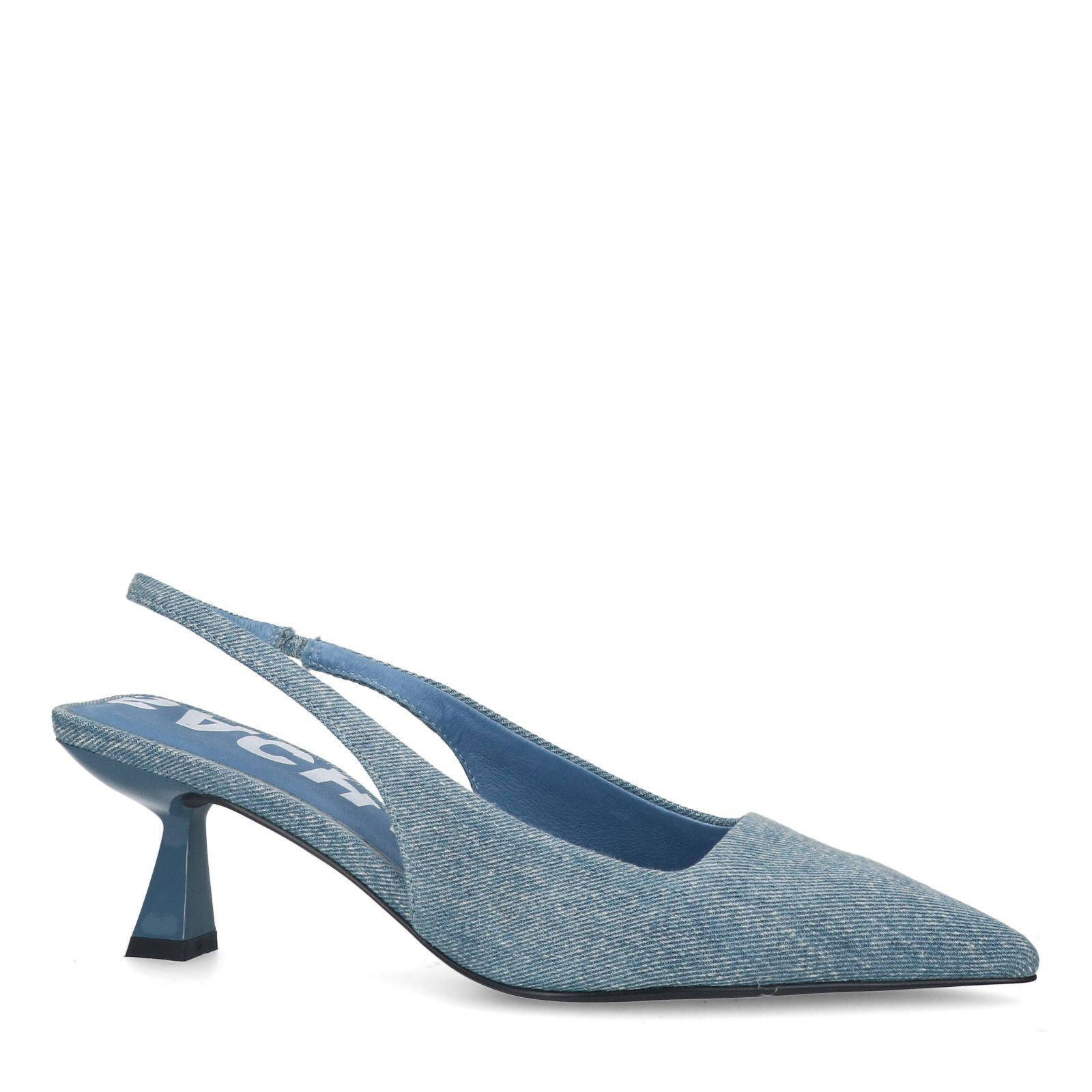 Sacha slingback pumps jeansblauw