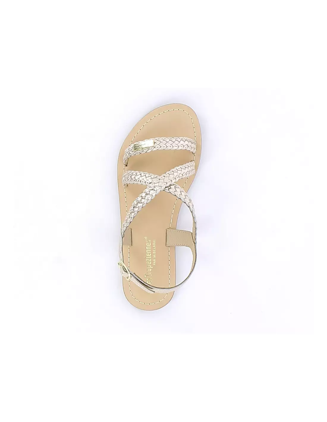 LES TROPEZIENNES DIAMS TRESSE - Sandales & nu-pieds Or
